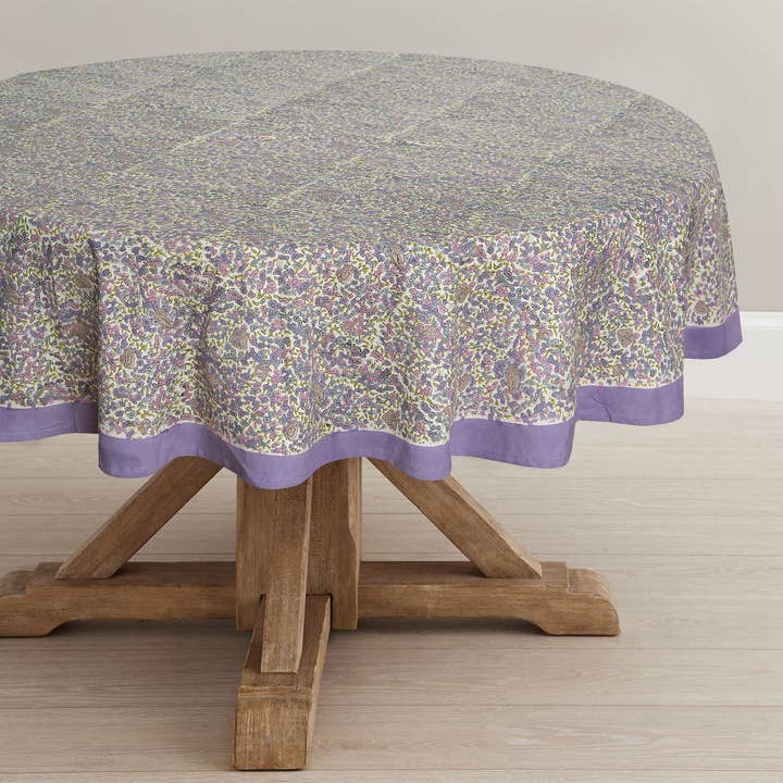 Couleur Nature – wholesale Tablecloth – Lavender Purple | French Tablecloth14