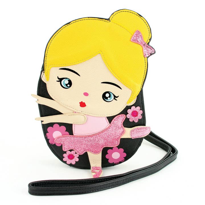 Ballerina Cross Body Bag in Vinyl Material for wholesale by COMECO INC