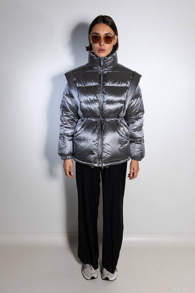 ARTFLOW - Wholesale Puffer Jacket - Women's - Detachable sleeve puffer jacket4