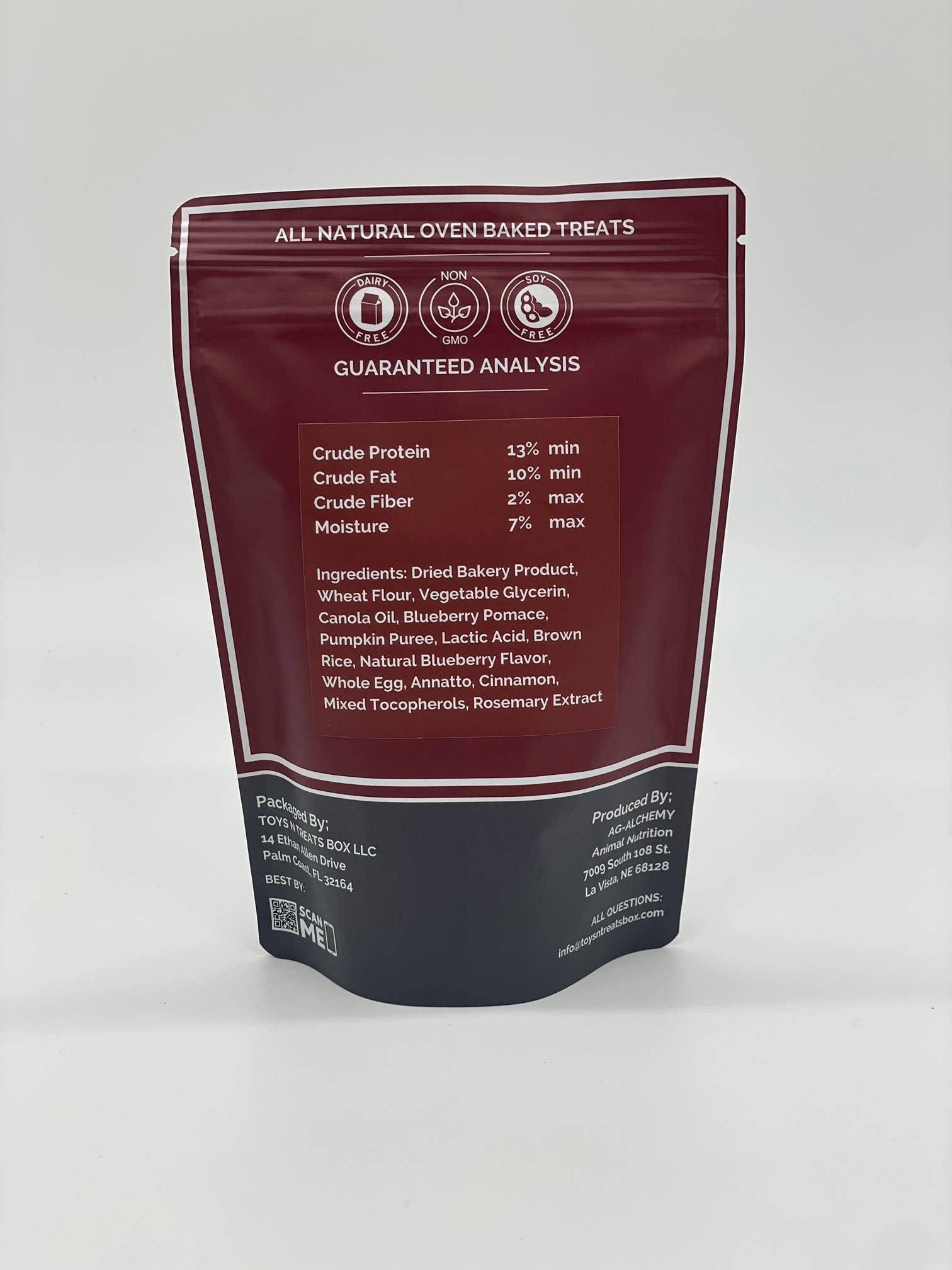 Toys N Treats Box - Wholesale Pet Treats - Dog - Pumpkin Blueberry Soft N Chewy Dog Treats 1