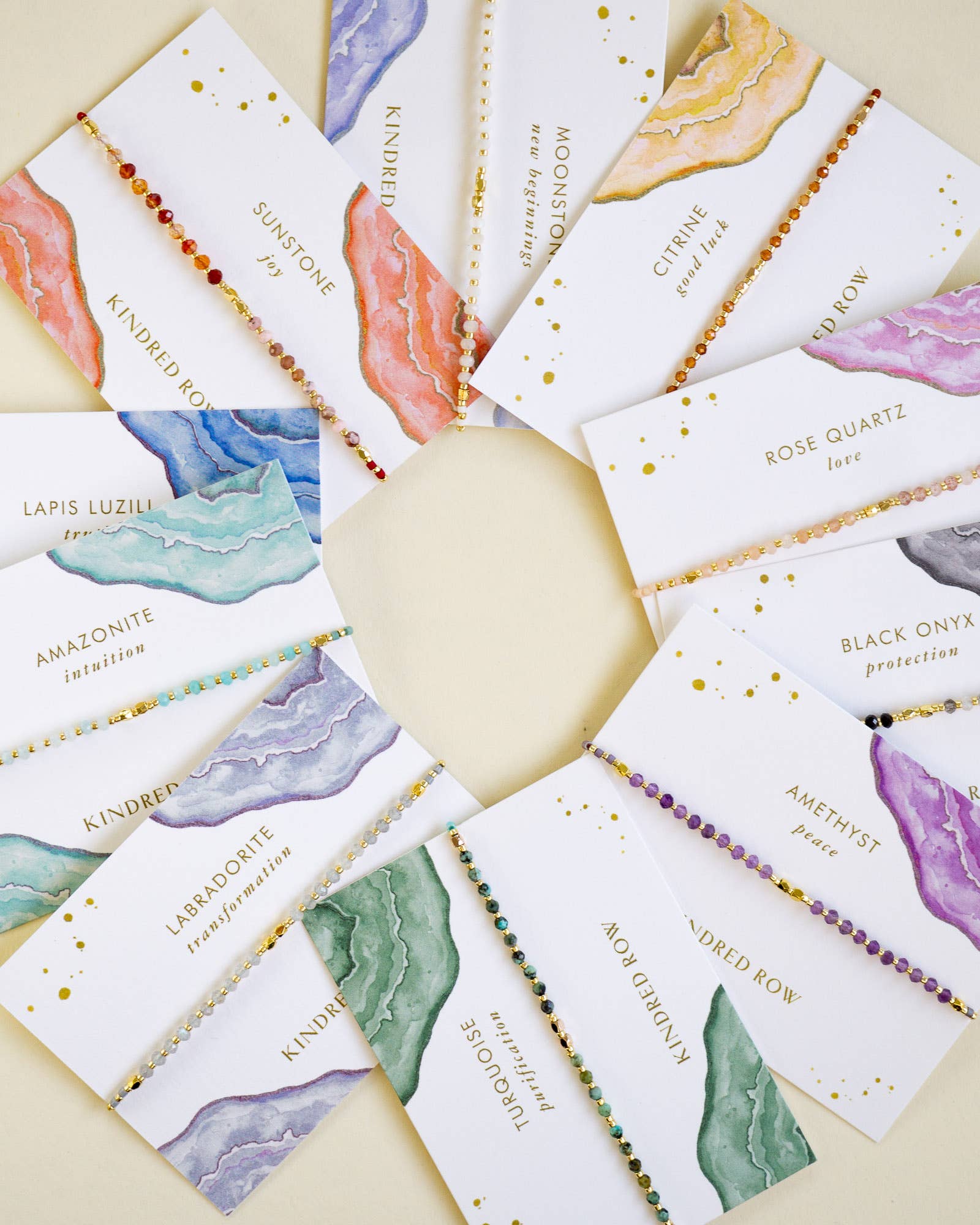 Kindred Row - Wholesale Beaded Bracelet - Amethyst Healing Gemstone Stacking Bracelet3