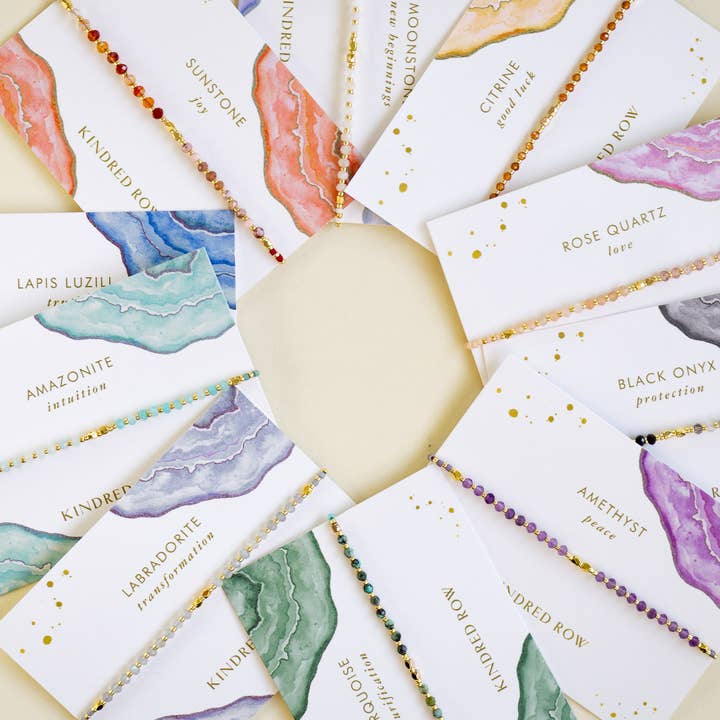 Kindred Row - Wholesale Beaded Bracelet - Amethyst Healing Gemstone Stacking Bracelet3