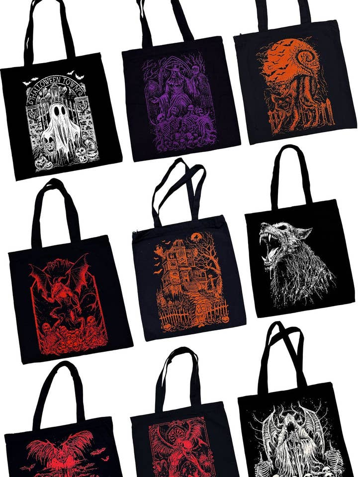 VampireFreaks Zipper Tote Bag for wholesale by vampirefreaks