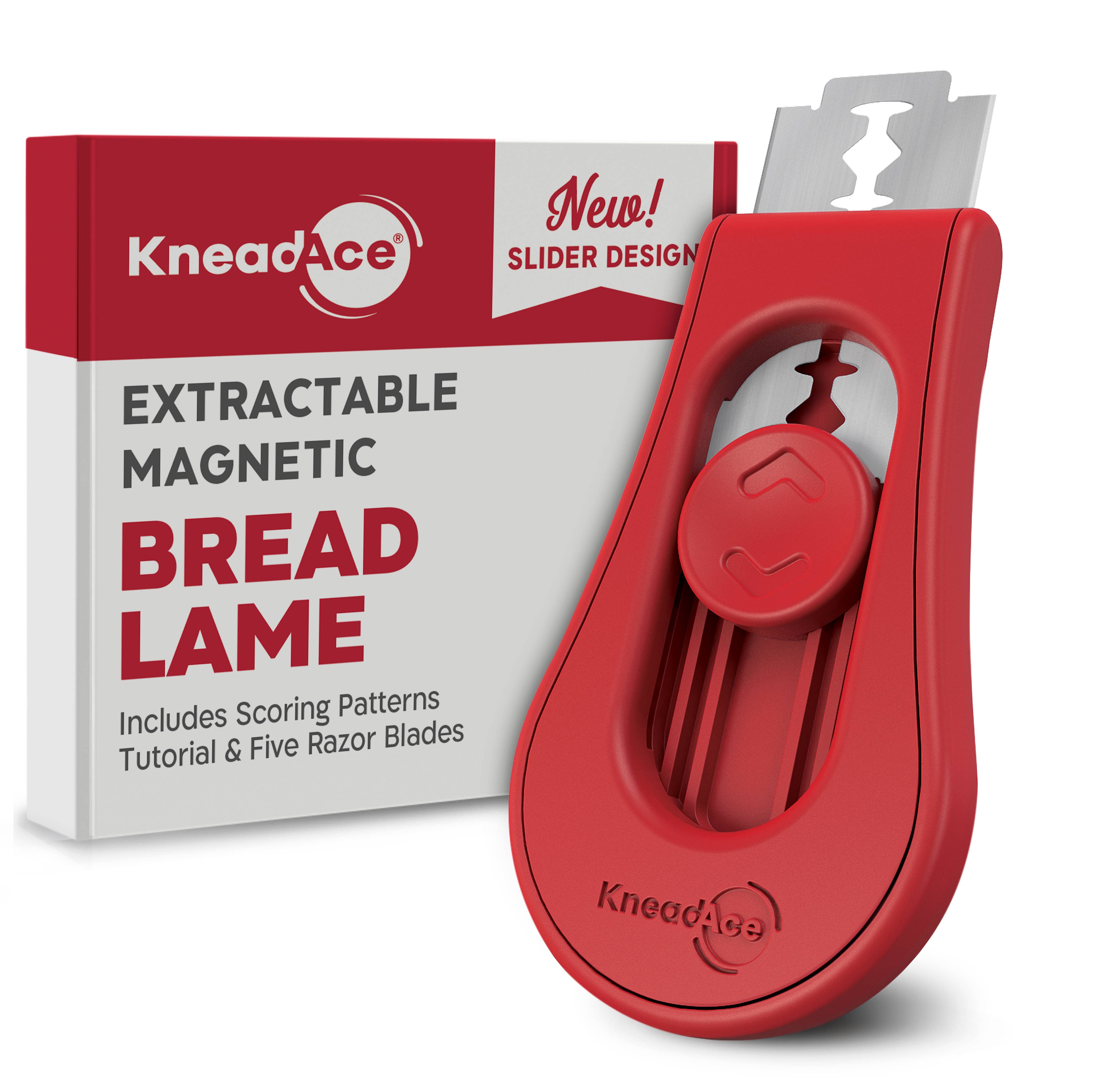 KneadAce - Vente Couteau de poche/étui - KneadAce® Lame à Pain Magnétique Extractible1