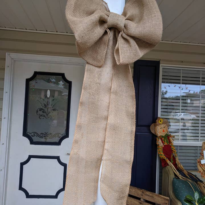 the Trove - Wholesale Christmas Decoration - Big Burlap Bow