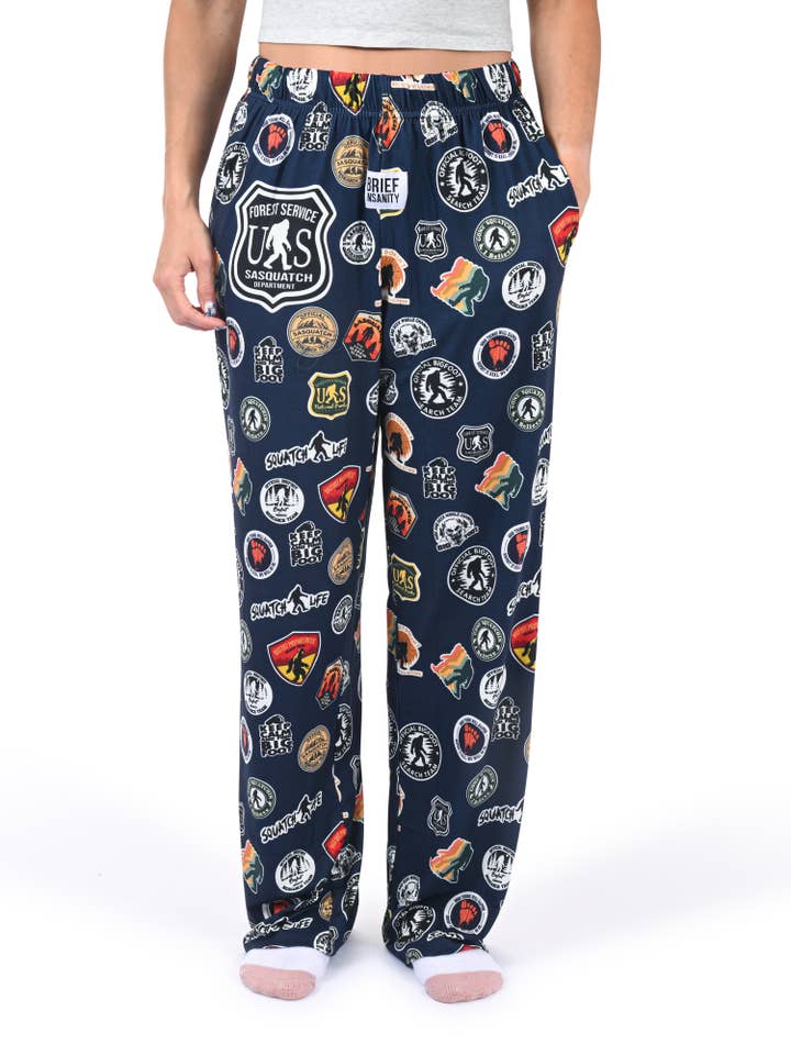 Bigfoot-Aufkleber-Pyjama-Hose für den Großhandel von BRIEF INSANITY