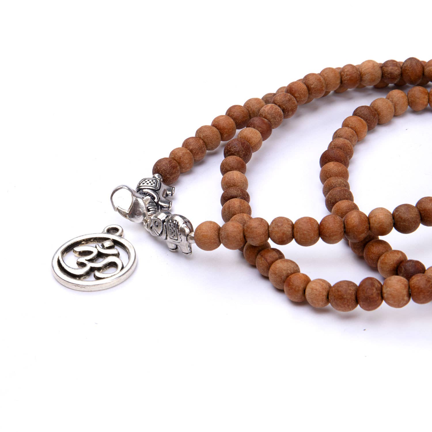 Bodynova - Vendita all'ingrosso Bracciale con perline - Bracciale avvolgente in legno di sandalo Mala, gioielli alla moda3