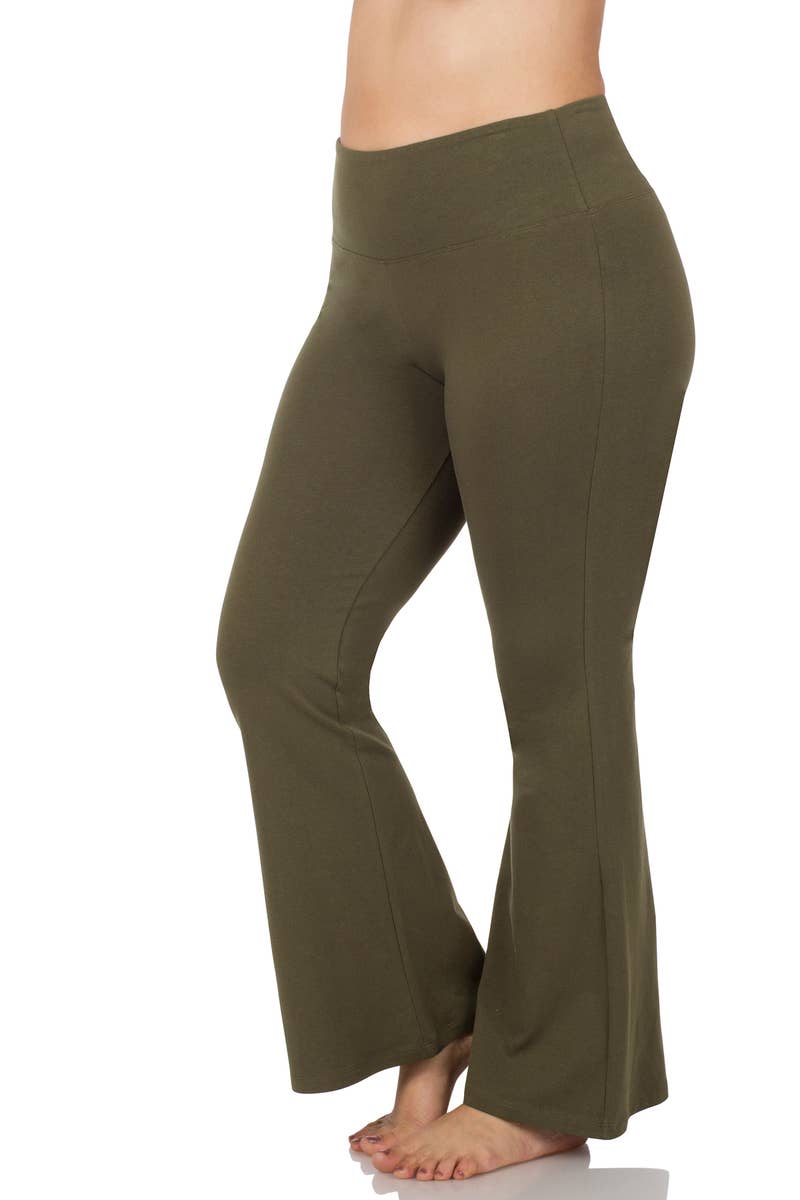 42POPS - Wholesale Athletic Pants - Women's - ',,.Plus size Flare Leggings Yoga Pants45