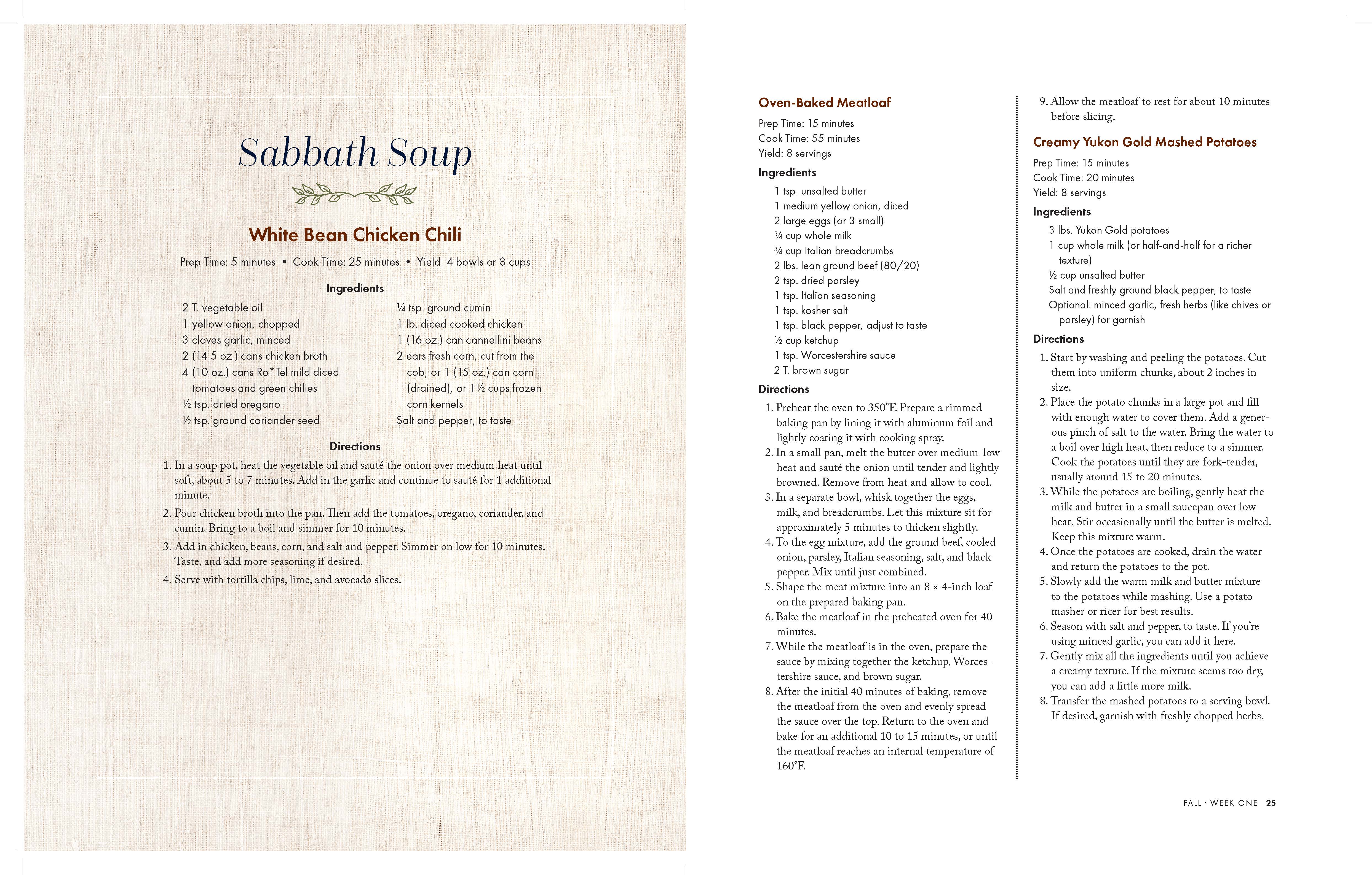 Harvest House Publishers Gift & Specialty Books - Wholesale Cookbooks & Food - Sabbath Soup:  Weekly Menus and Rhythms9