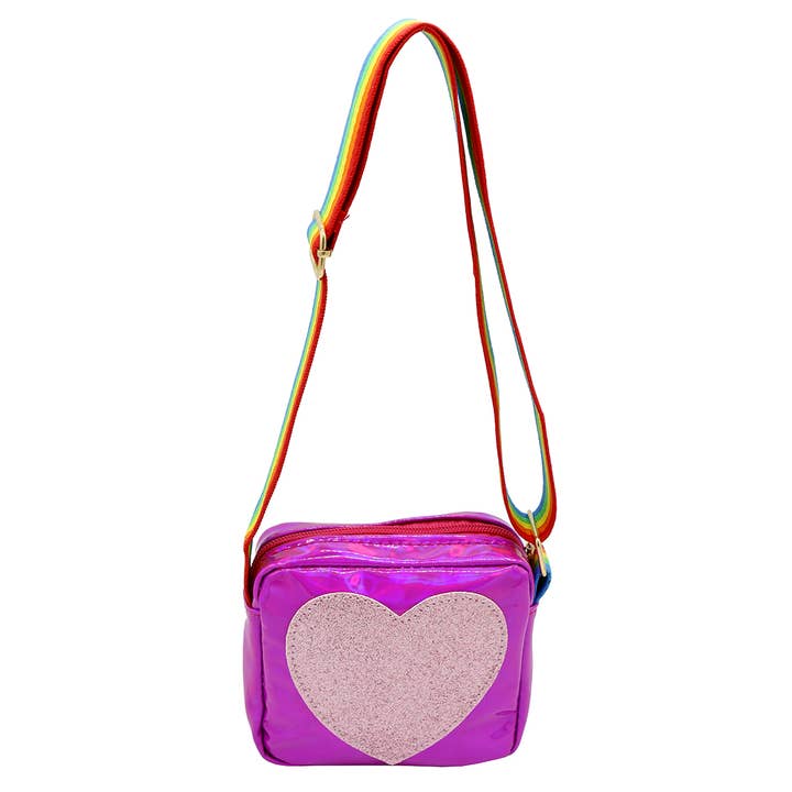 Sparkle Sisters by Couture Clips - Wholesale Crossbody Bag - Kids - Heart Purse
