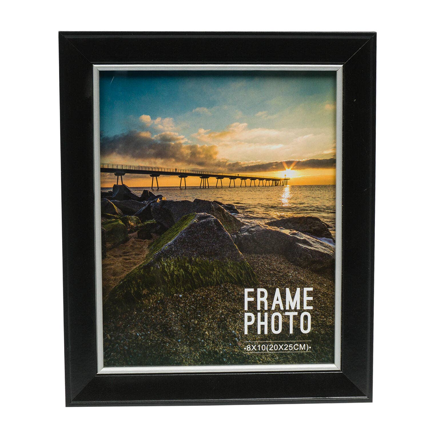 home mart goods - Wholesale Picture Frame - 8"x10" Black Picture Photo Frame0