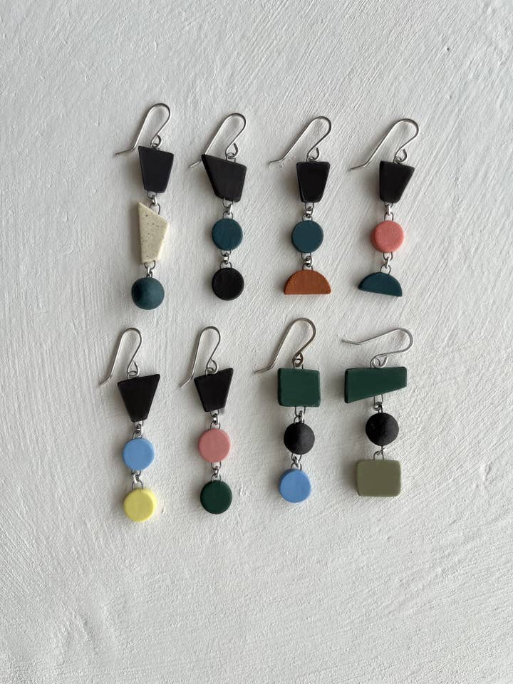 X | 3 Geo Stacks for wholesale by Clay by Shay