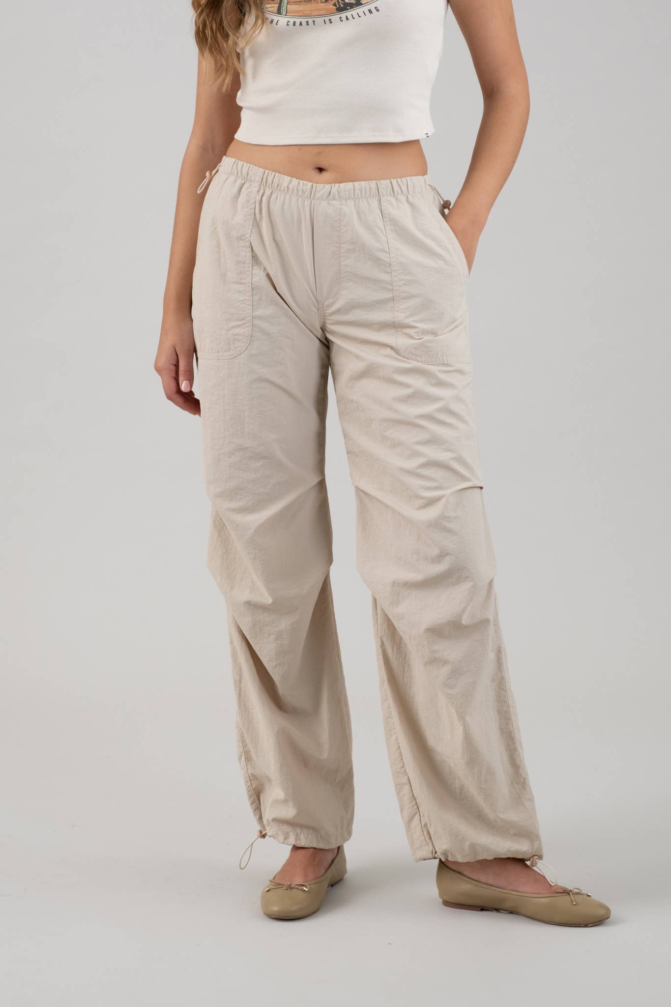 The Workshop Studio - Wholesale Pants - Women's - DRAWSTRING PARACHUTE PANTS7