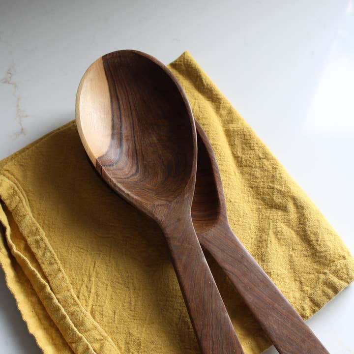 Ware by Maki - Wholesale Kitchen Spoon - Large Hand-Carved Soup Spoon