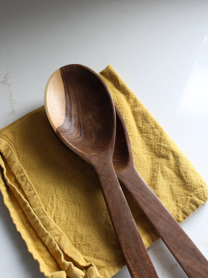 Large Hand-Carved Soup Spoon for wholesale by Ware by Maki