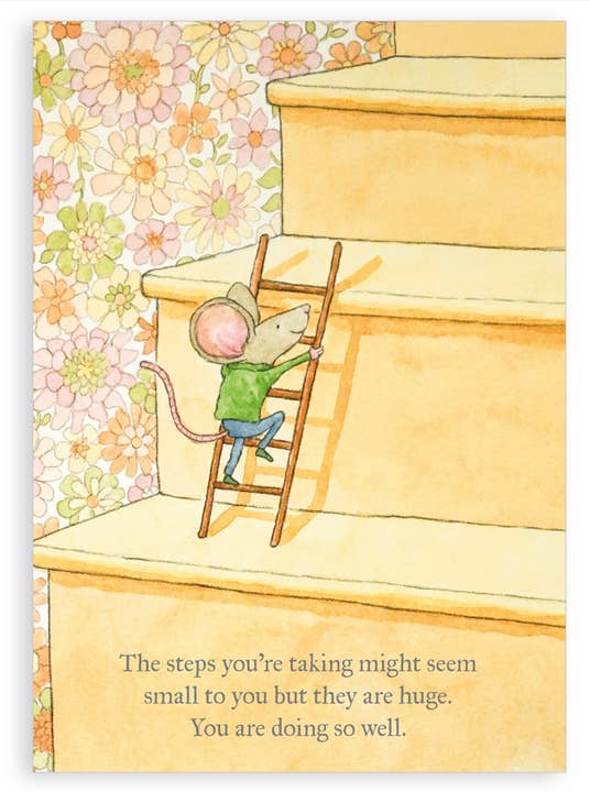 Greetings card - Huge steps for wholesale by Nice Things by Helena