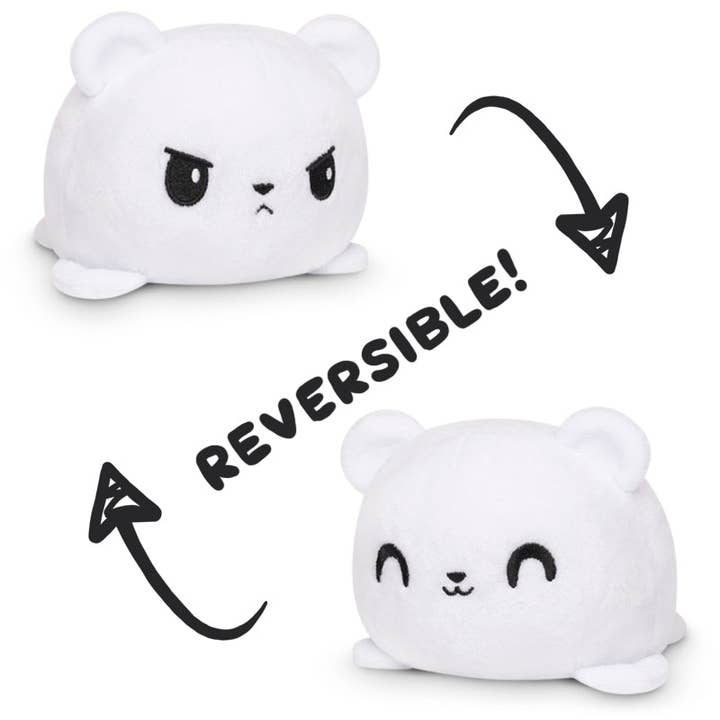 TeeTurtle Reversible Bear Plushie for wholesale by TeeTurtle