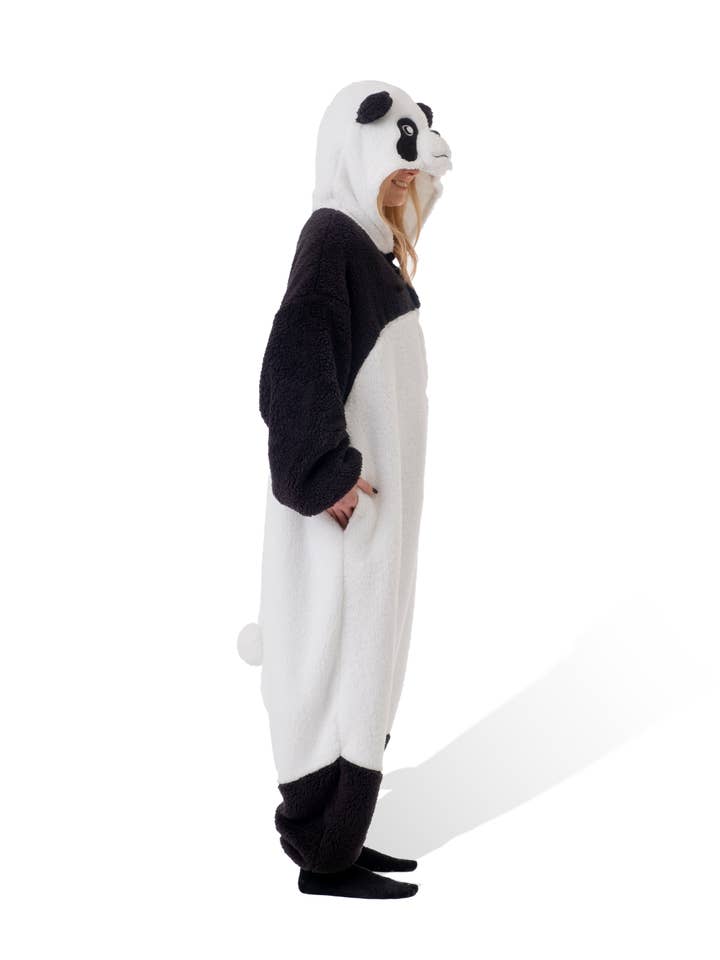 Kigurumi - Wholesale Costume - Unisex - Fluffy Panda Kigurumi