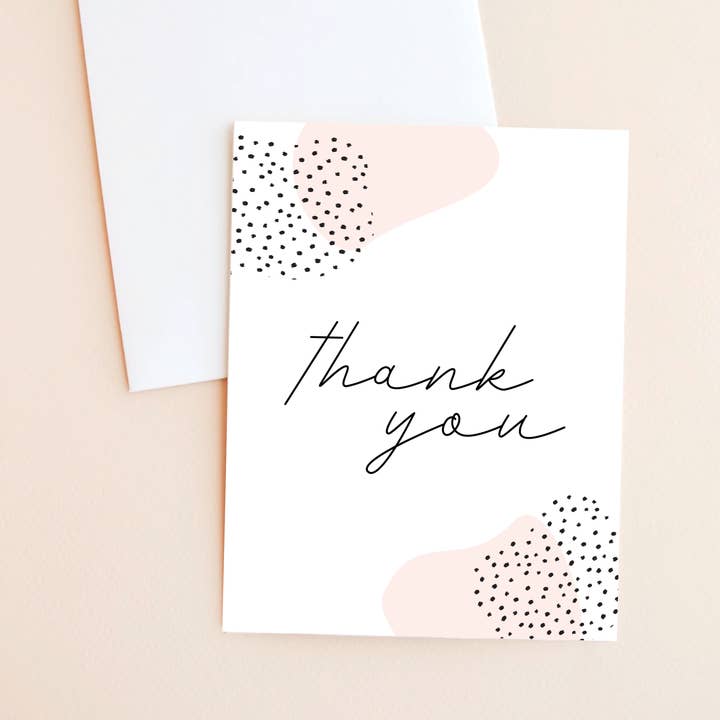 Merci - Carte de vœux pour la vente par Made by Marigold