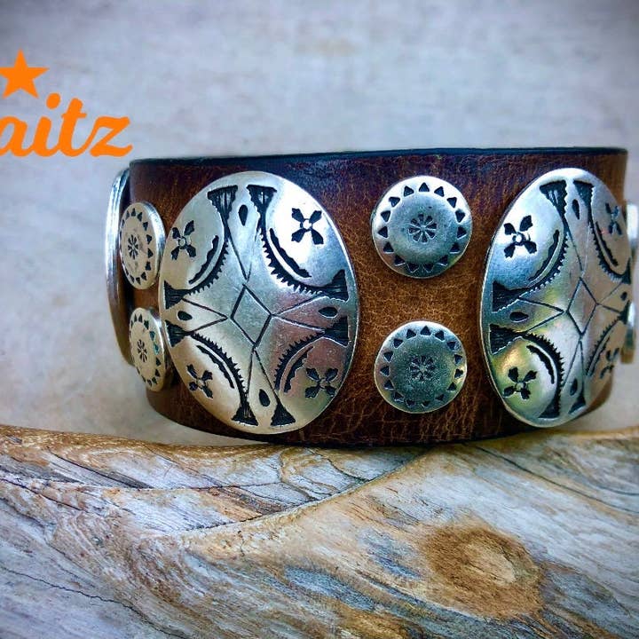 WAITZ - Wholesale Bangle Bracelet - WBR-35 / BOHO1 leather armband bracelet1