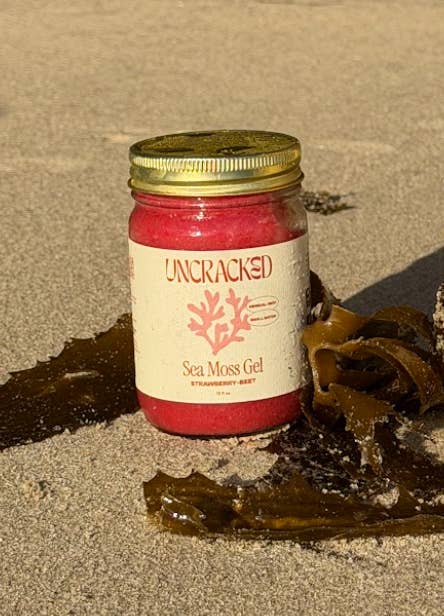 Uncracked - Wholesale Oral Supplement/Vitamin - Strawberry-Beet Sea Moss Gel