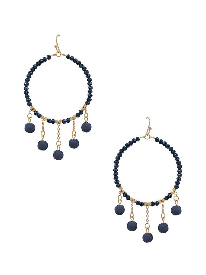 Clay Ball Charm Round Beads Earring for wholesale by Fashion Quality Boutik