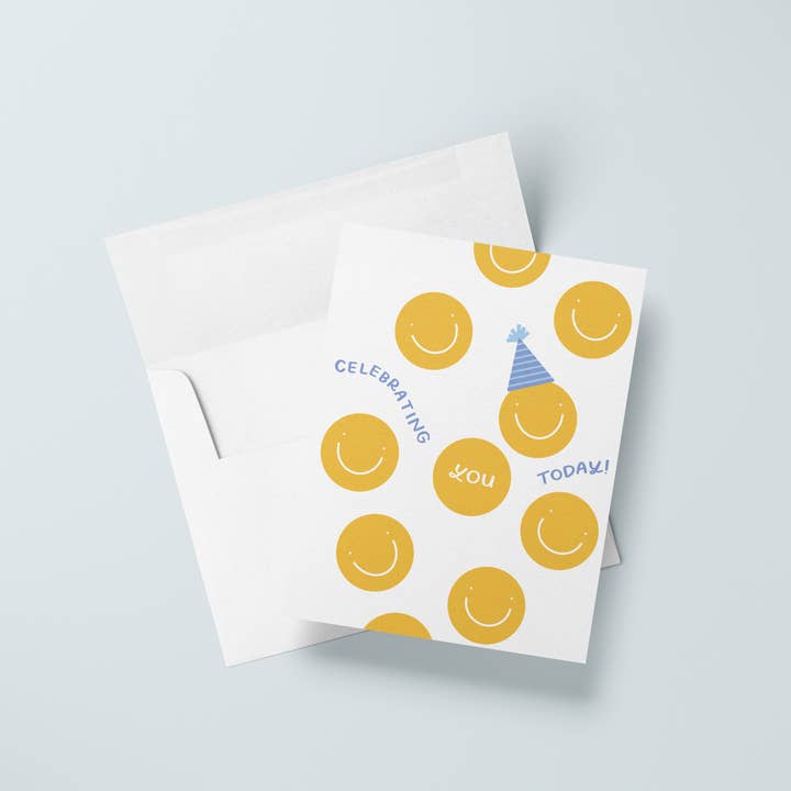 Just Follow Your Art - Wholesale Birthday Card - Celebrating You Today Card | Happy Birthday Smile Card1
