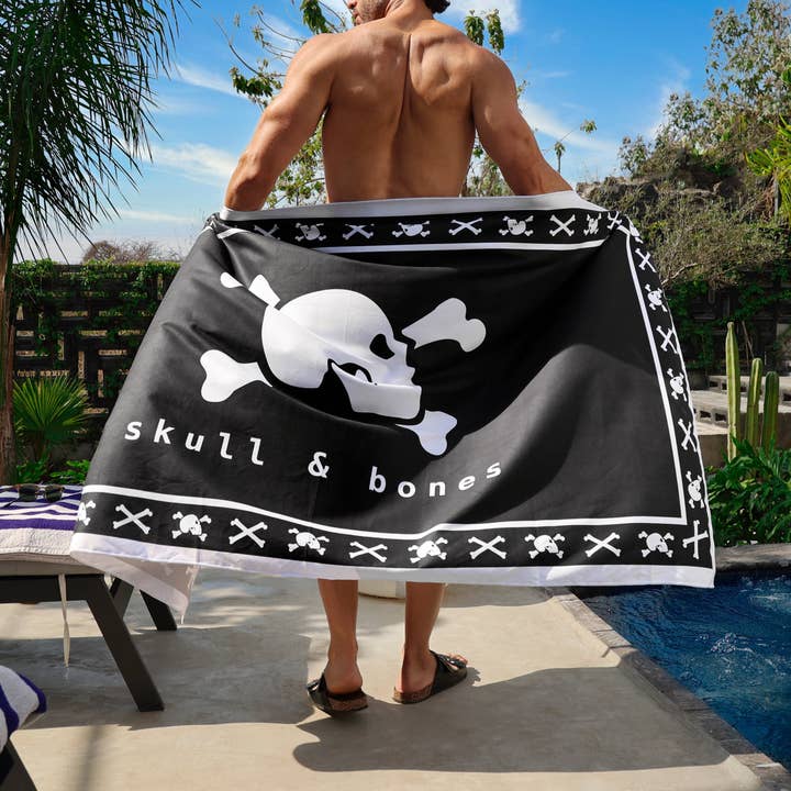 Toalla con Logotipo de Calavera y Huesos para venta al por mayor de Skull & Bones