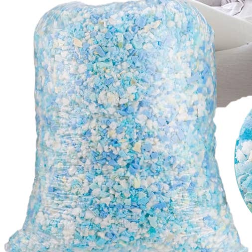 Premium Shredded Memory Foam Made in USA Filling Stuffing for Pillows Dog Beds Bean Bags Cushions Crafting Material and other Purchase Wholesale polyester filling. Free Returns & Net 60 Terms on Faire trending on Faire.