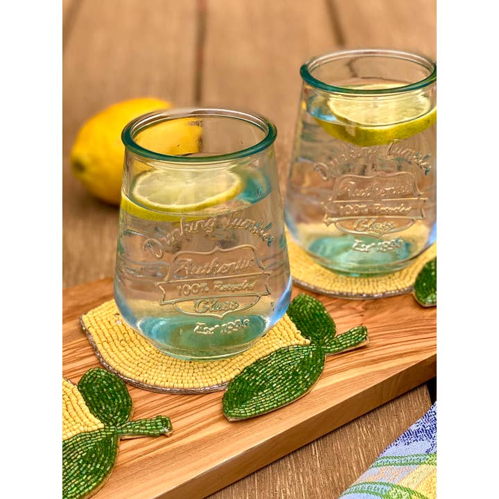 Euro Ceramica | ClayBarnHome - Wholesale Drinking Glass/Cup - Spanish Recycled Glass Bara Glass 4 Piece Tumbler Set
