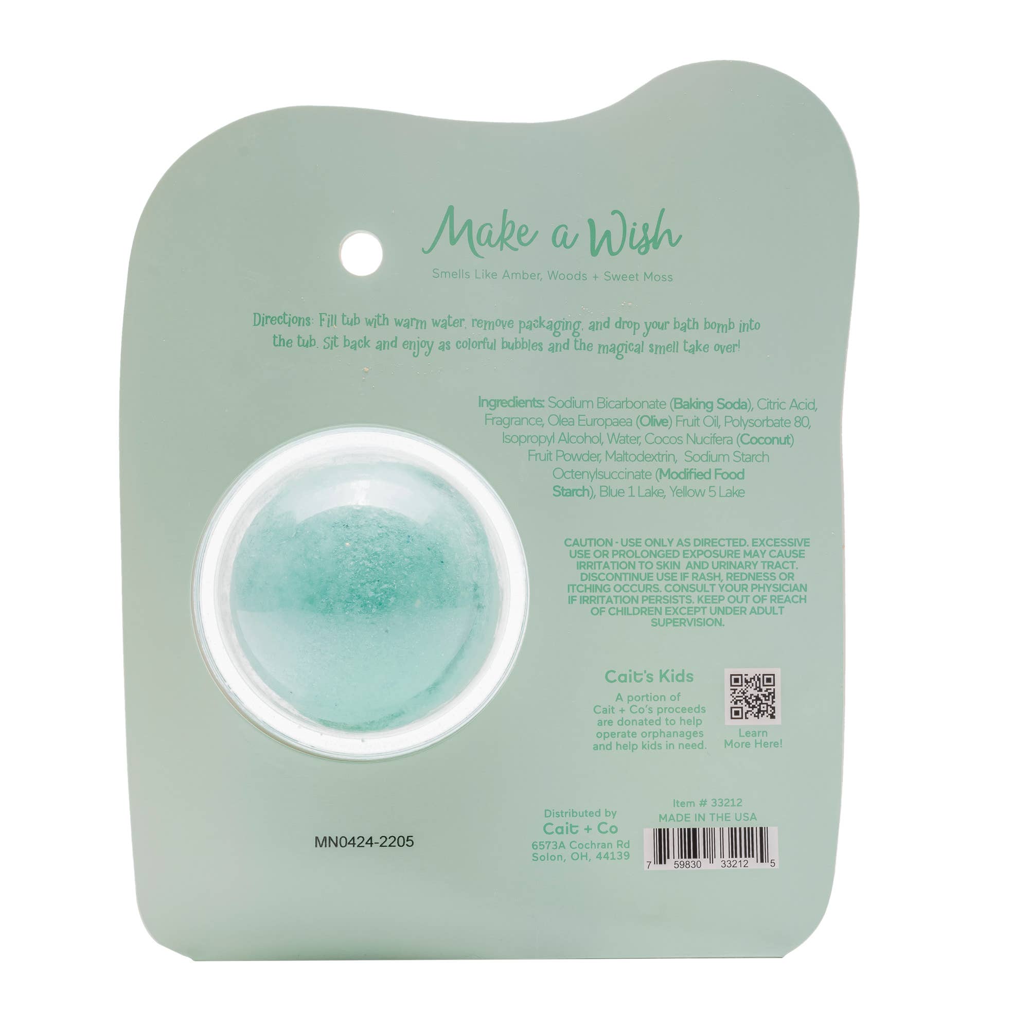 Cait + Co - Wholesale Bath Bomb/Fizz - Birthday Cupcake Clamshell Bath Bomb - Make A Wish2