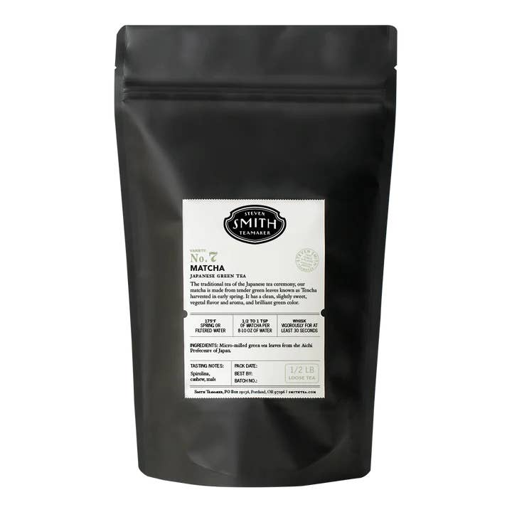 Smith Teamaker - Wholesale Health/Detox Tea - Matcha Powder - Bulk One Pound Bag