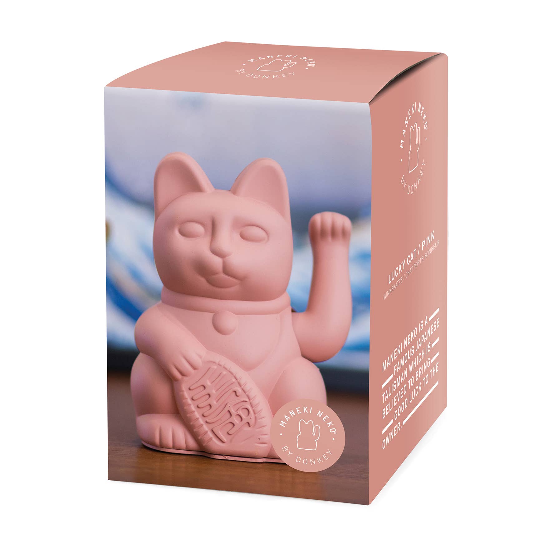 DONKEY - Wholesale Decorative Figurine - Lucky Cat | Pink1