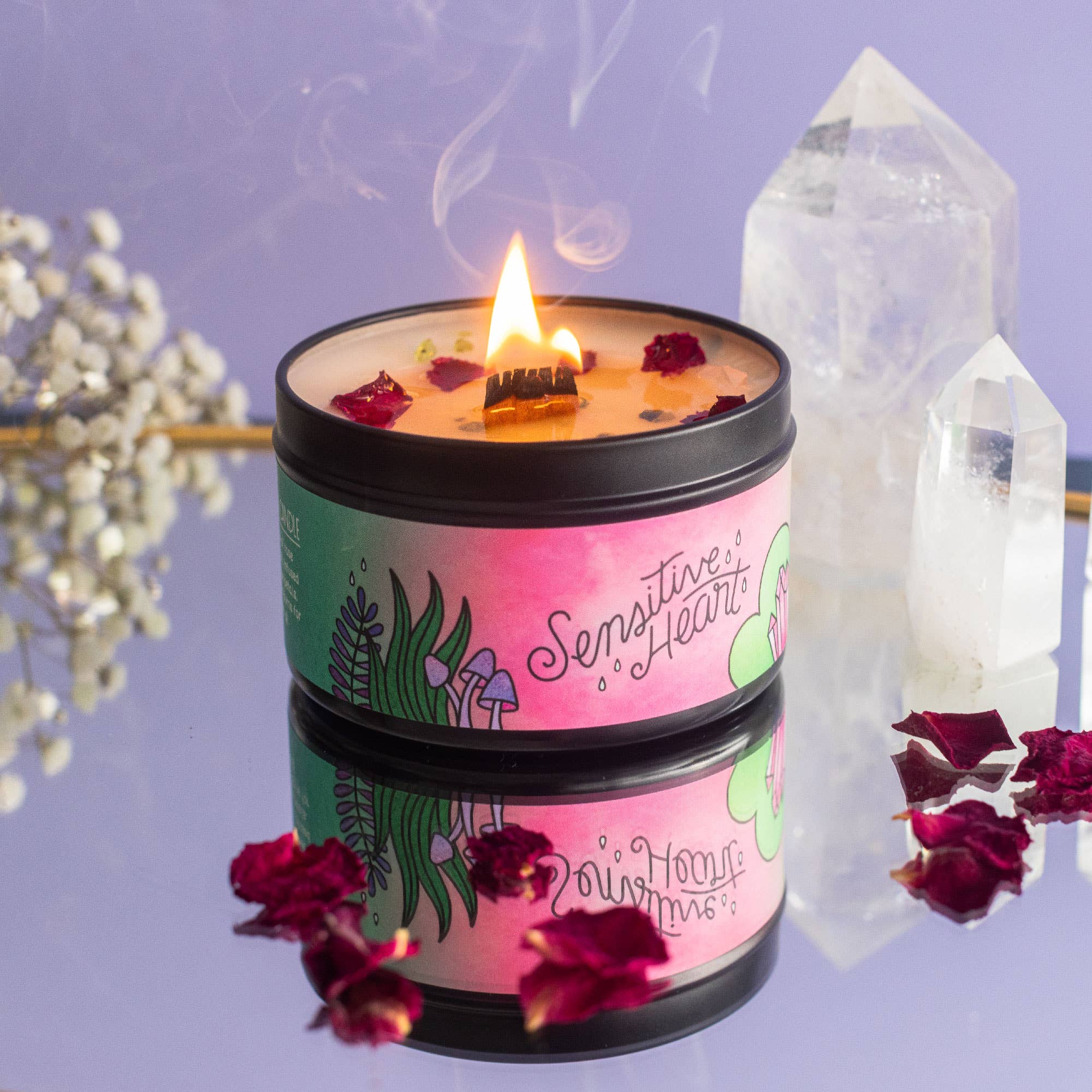 Rachel Beyer - Wholesale Travel Candles - Sensitive Heart Aromatherapy Candle - Floral & Citrus6