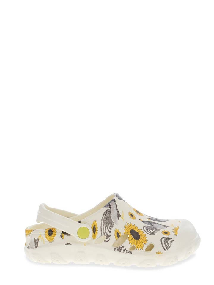 Women's Easies Rooster Clog - Cream for wholesale by Western Chief