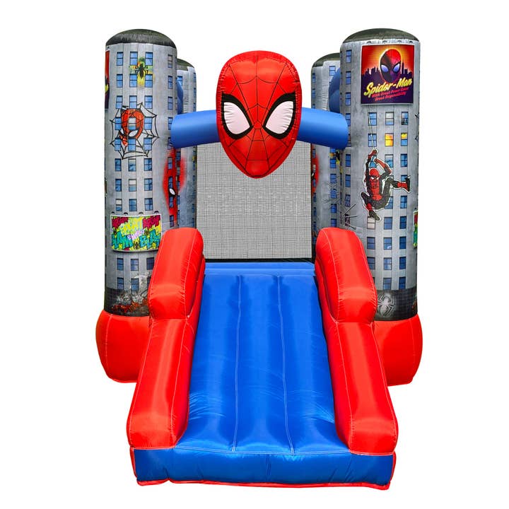 Funormous - Wholesale Inflatables - Spider-Man Inflatable Bounce House and Slide1