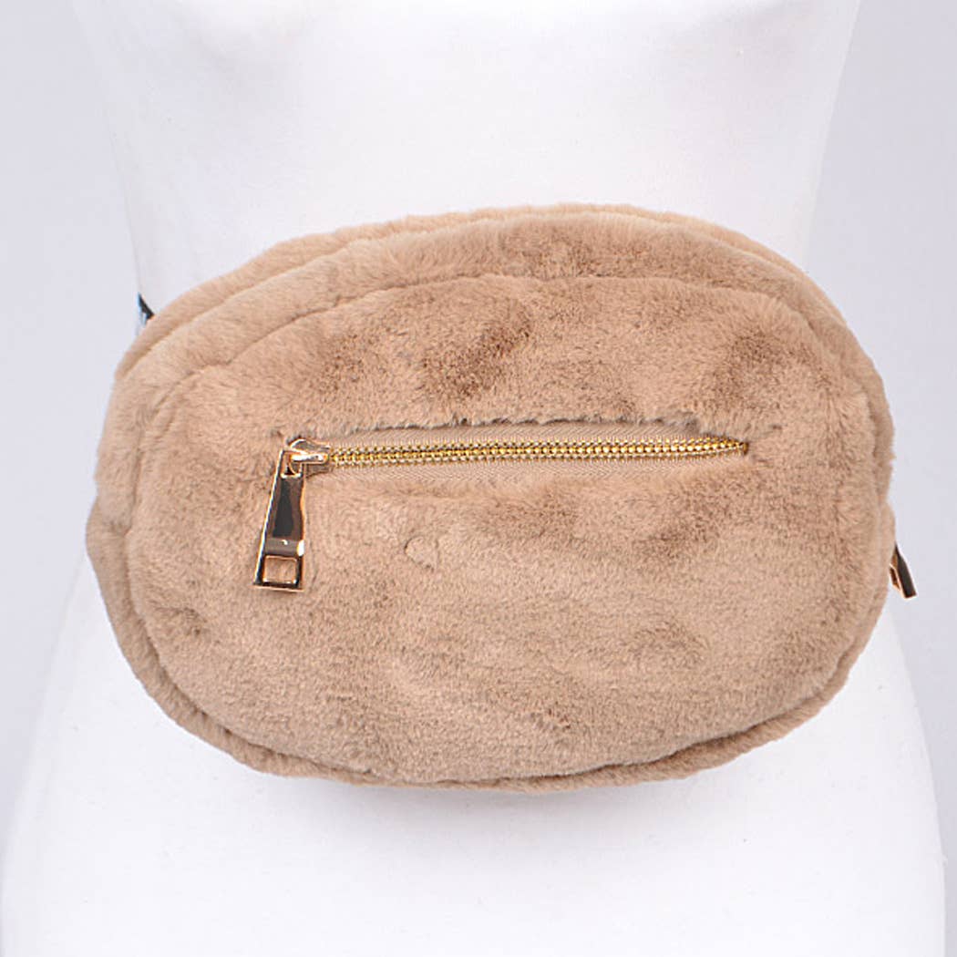 3AM BY H&D ACCESSORIES – wholesale Midjeväska - Dam – Cutie Fuskpäls Fanny Pack6
