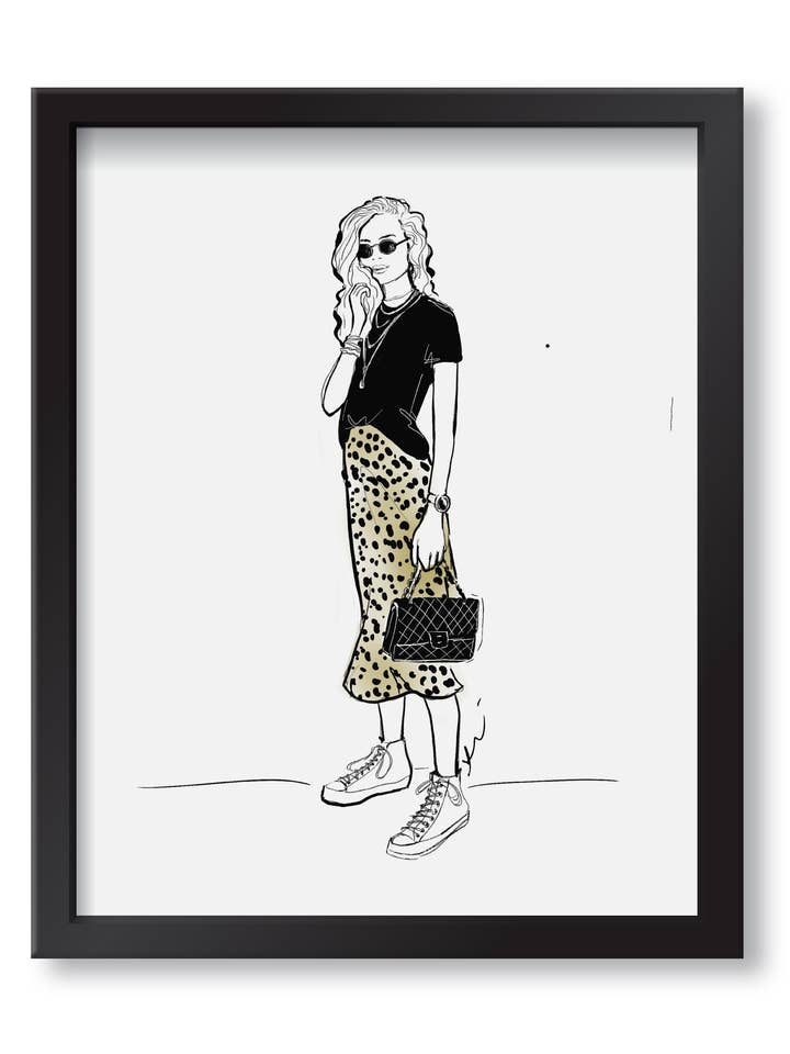Leopard Beauty Art Print for wholesale by Alison Gordon Studio