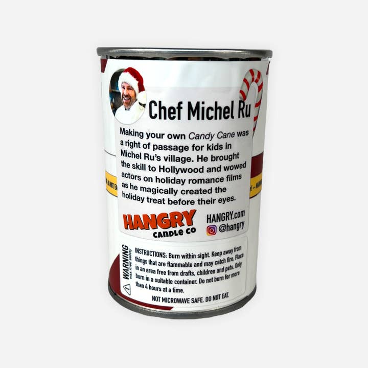 Hangry Candle Co. - Wholesale Jar/Filled Candle - Hangry Candy Cane Christmas Candle