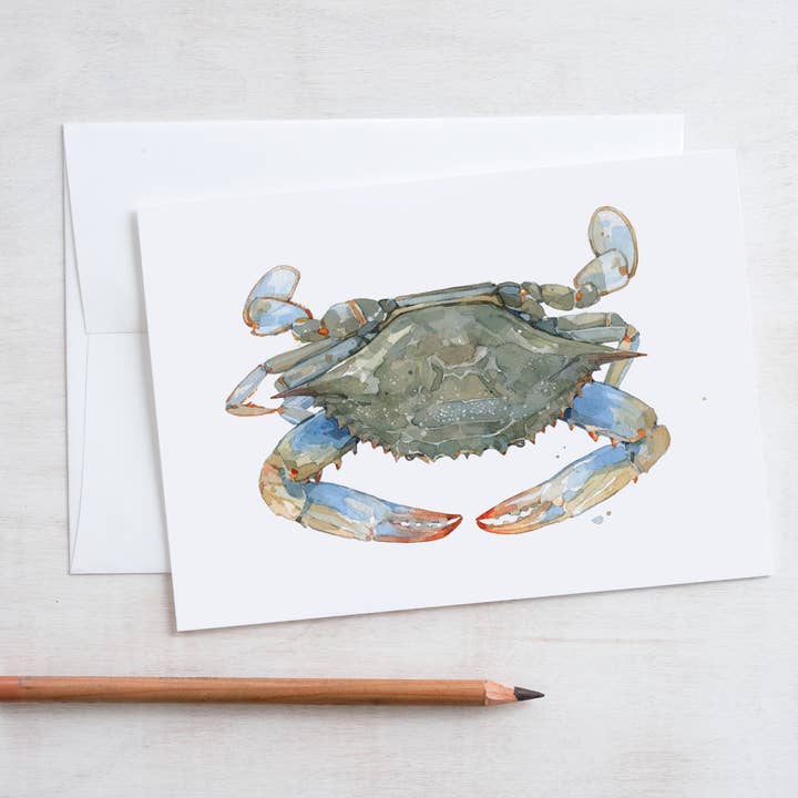 Blå Krabbe Card for engroshandel hos Studio Tuesday