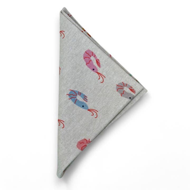 Shrimp Napkin for wholesale by De La Mur