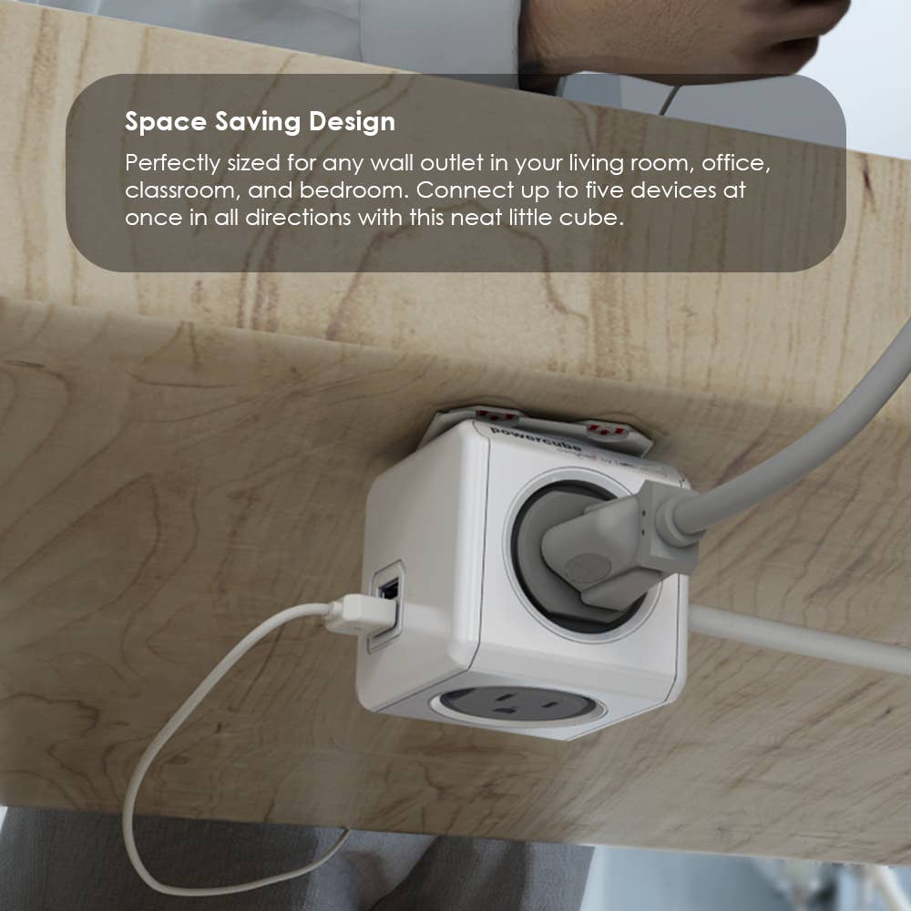 Allocacoc DesignNest – wholesale Power adapter – PowerCube Extended USB SUREG13