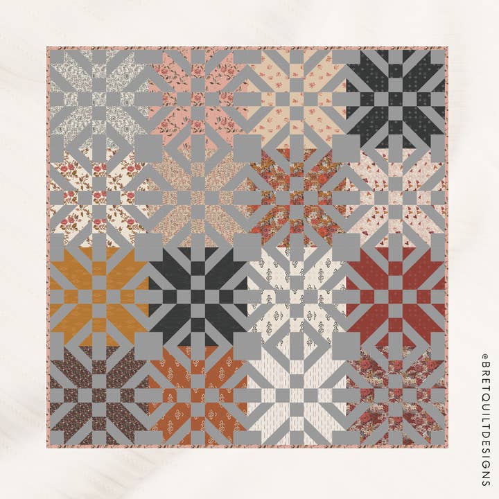 Adelyn Kay Quilt Pattern for wholesale by Bre T Quilt Designs