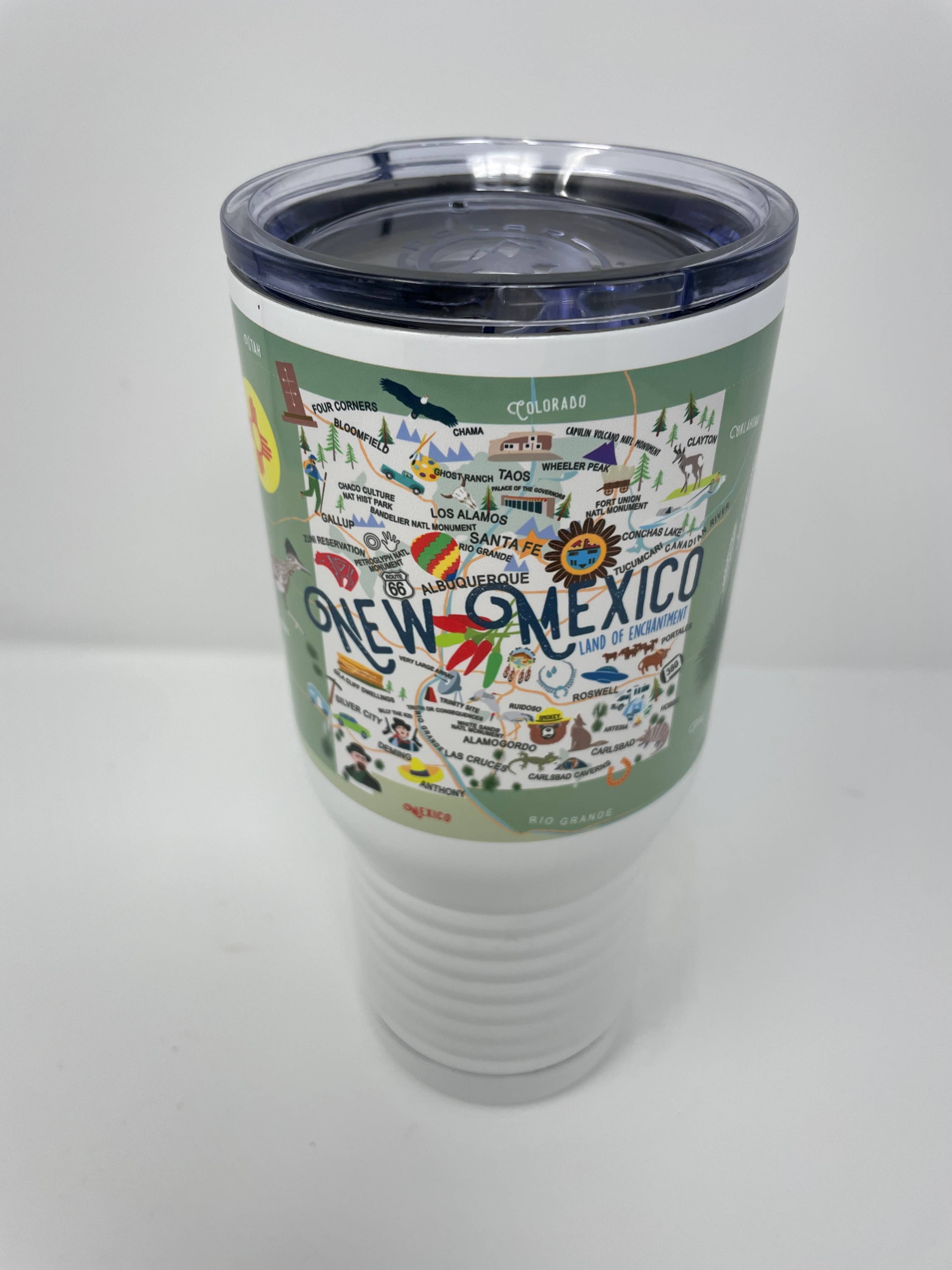 Galleyware - Wholesale Insulated Mug/Tumbler - New Mexico 20-oz. Stainless Steel Tumbler1