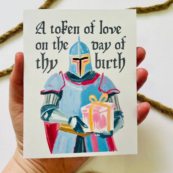 Cryptic Paper Co. - Wholesale Birthday Card - Medieval & Renaissance Role-Playing Birthday Card5