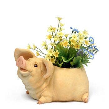 Pot de fleurs Perdy Pig pour la vente par Natures Window