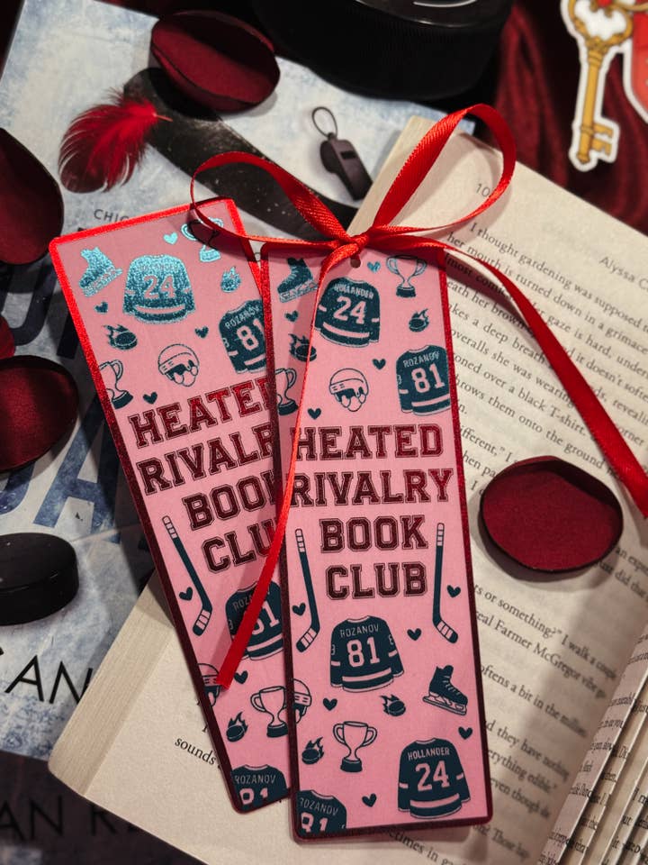 Heated Rivalry Foil Bookmark for wholesale by Shadowbound Spines LLC