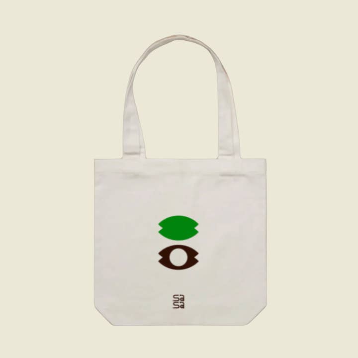 sasa tote bag - off white for wholesale by sasa coffee roasters
