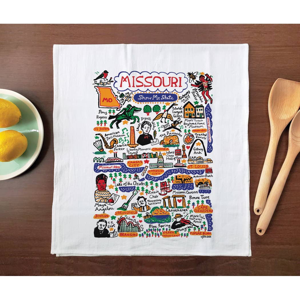 Allport Editions - Wholesale Tea Towel - Statescapes Towel Series - see all 29 States!29