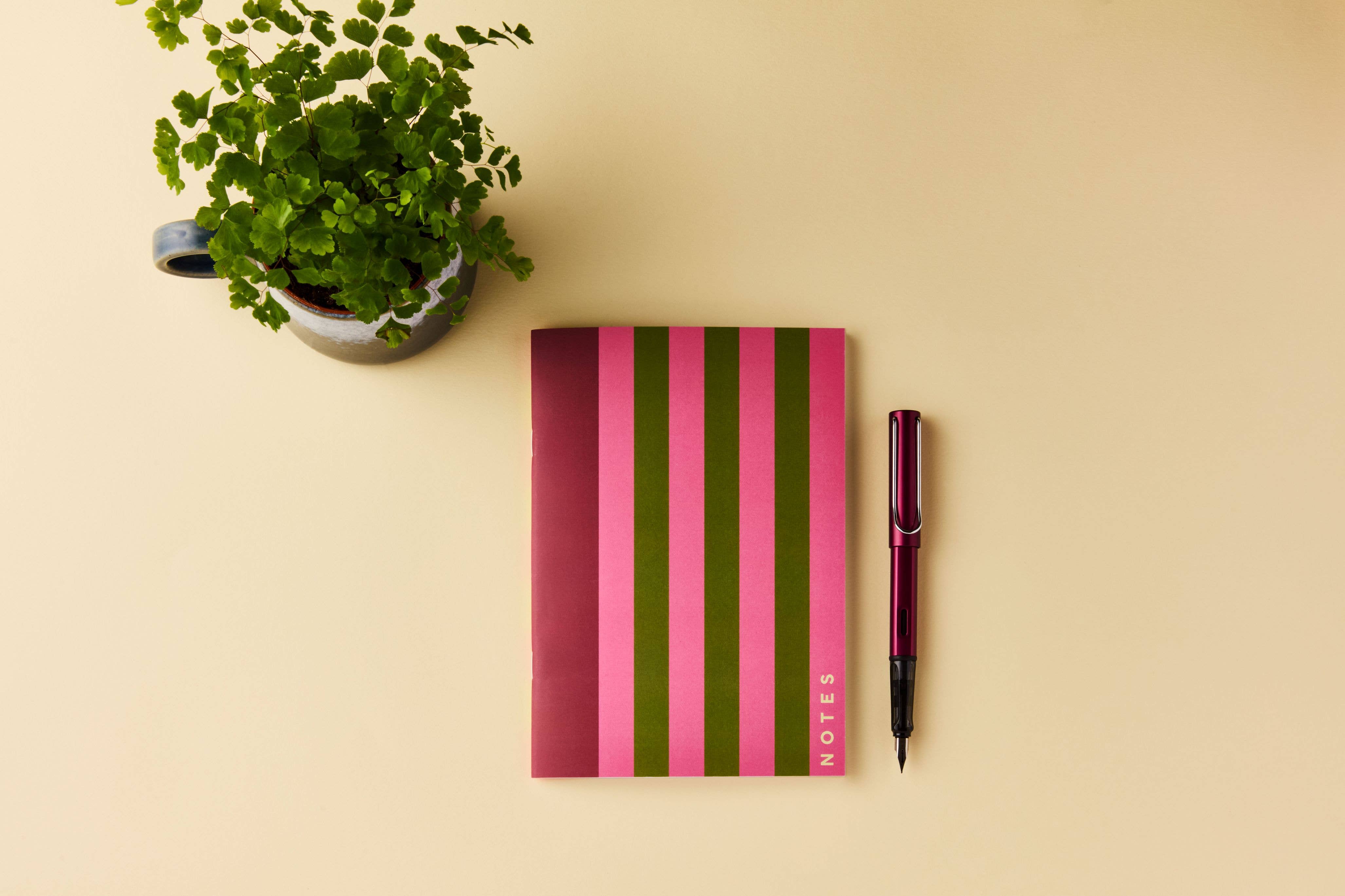 In Real Life - Wholesale Notebook - Sorrento Stripe Notebook 1